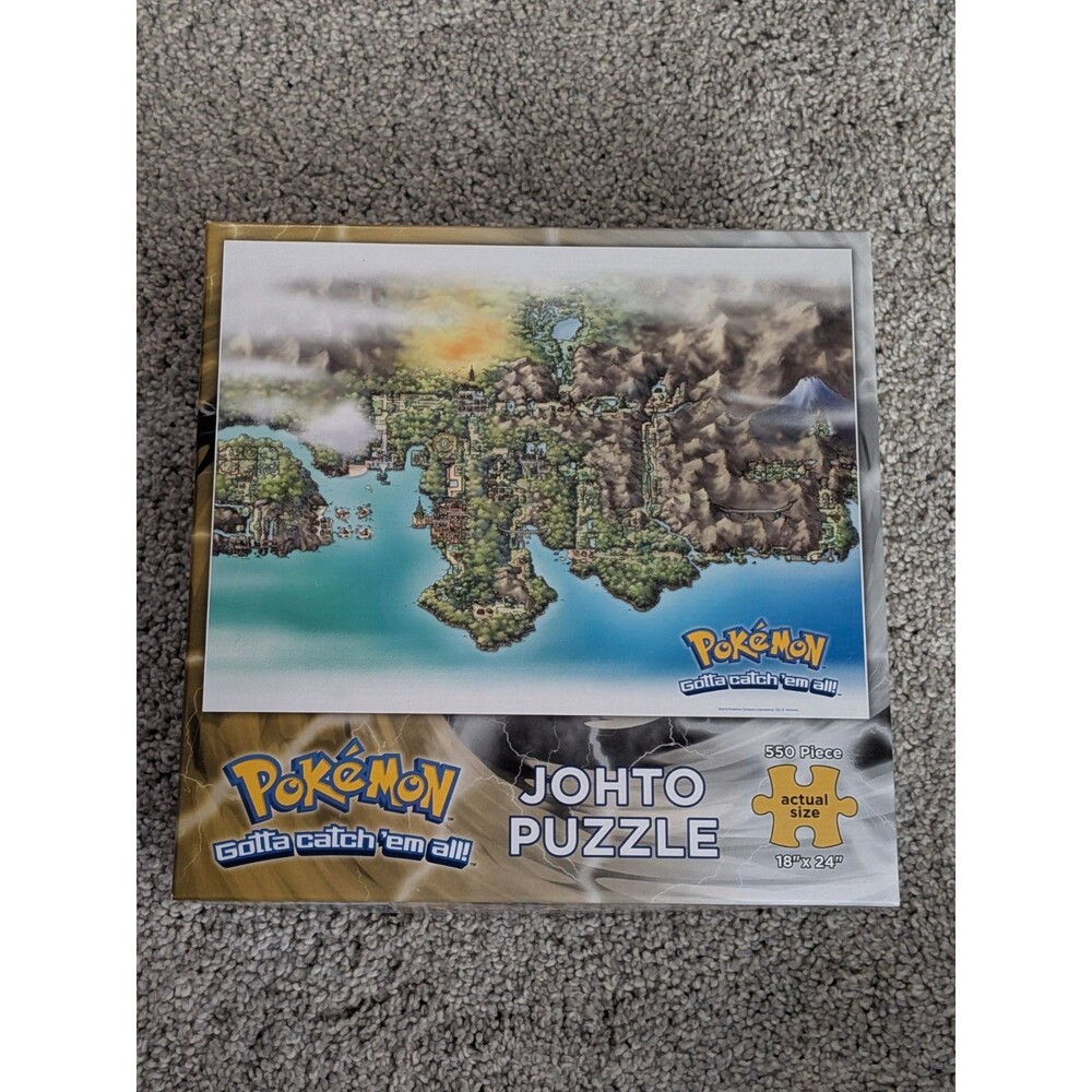 Pokémon Johto 550 Piece 18" x 24" Jigsaw Puzzle USAopoly